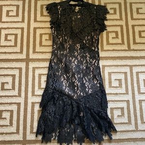 Saylor Black Lace Dress